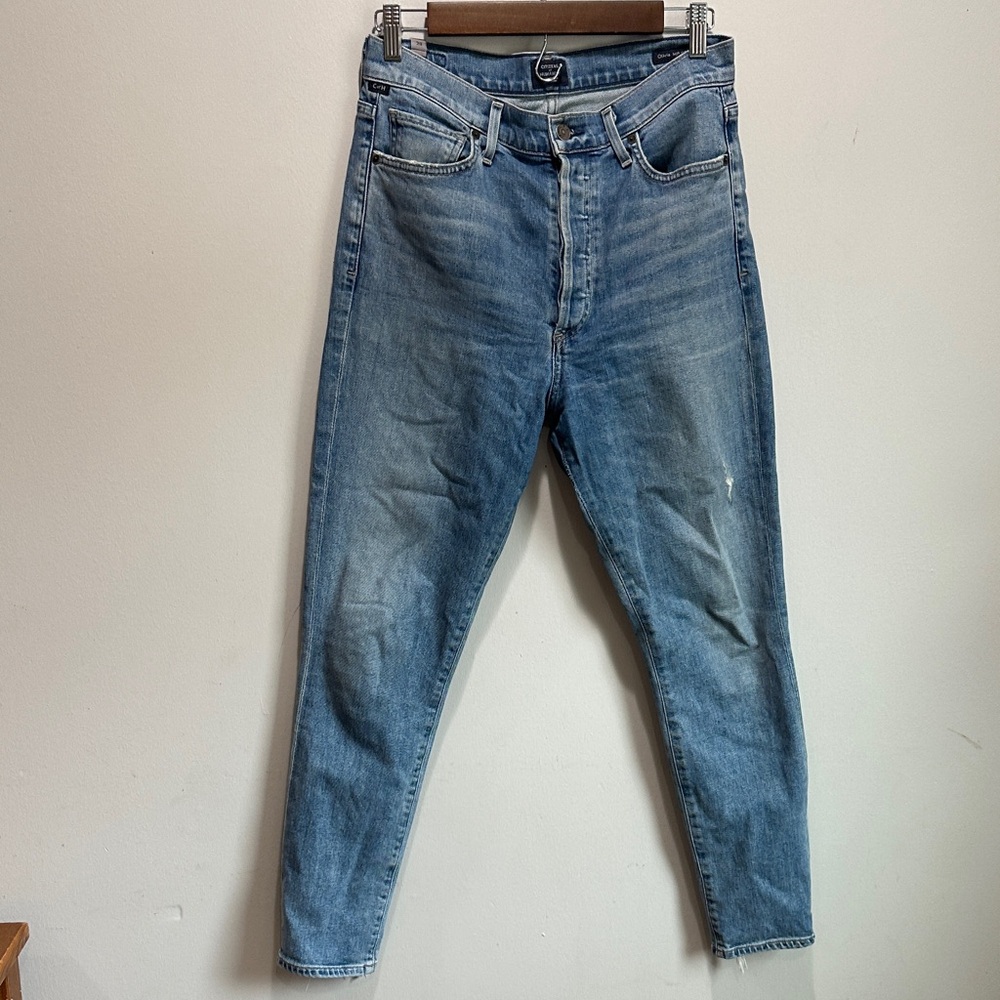 CITIZENS of HUMANITY Women’s Olivia High Rise Slim Jeans in Medium Blue
